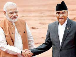 देउवालाई मोदीको बधाई