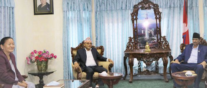 सभामुख, अध्यक्ष र कानूनमन्त्रीबीच छलफल