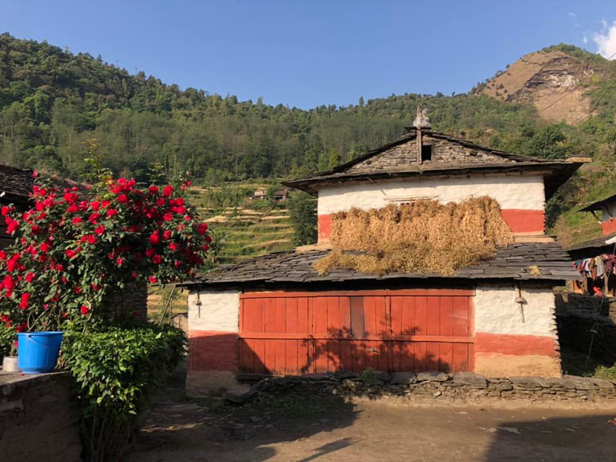 डाडाँमा रहेको एक घर