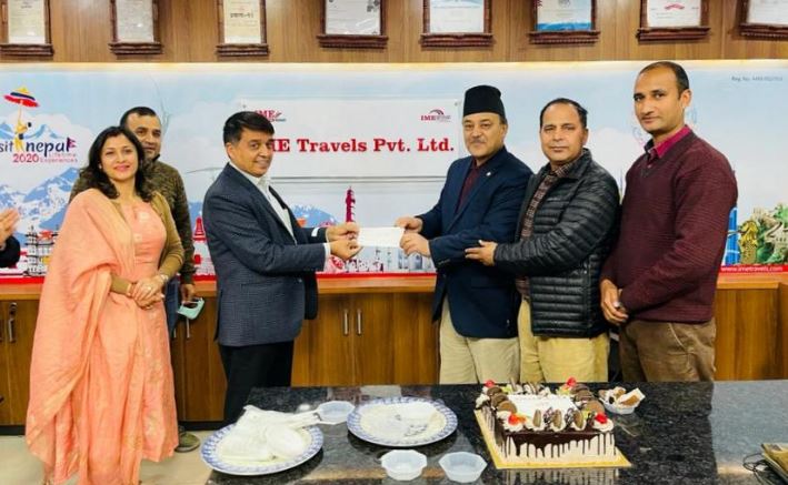 आईएमई ट्राभल्सले वार्षिकोत्सवको अवसर ग्राहकलाई  दियाे यस्ता प्याकेज