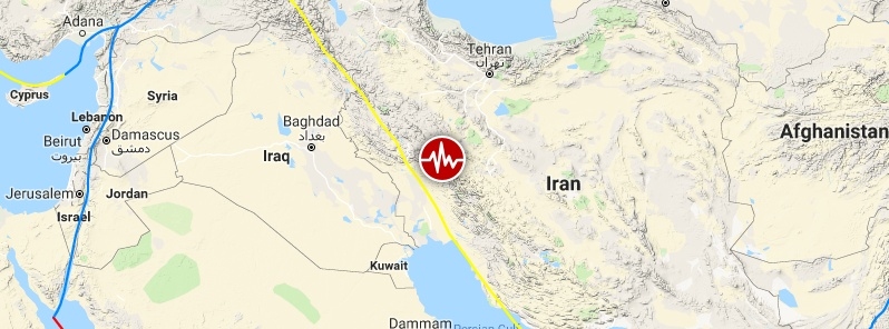 इरानमा भूकम्प, पाँच जनाको मृत्यु, १२० जना घाइते
