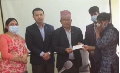 ज्योति लाईफद्वारा ललितपुर महानगरपालिकाका कर्मचारीको मृत्यु दावी भुक्तानी