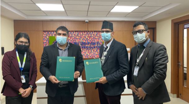 कामना सेवा विकास बैंक र नमस्ते पे बीच अनलाइन भुक्तानीको लागि साझेदारी