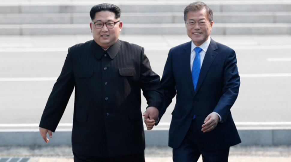 दक्षिण कोरियाका राष्ट्रपति उत्तर कोरियाको भ्रमणमा, कीम जोङद्धारा भव्य स्वागत