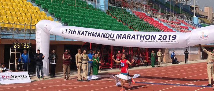 नरेन्द्र र कान्छीमायालाई काठमाडौं म्याराथनको उपाधि