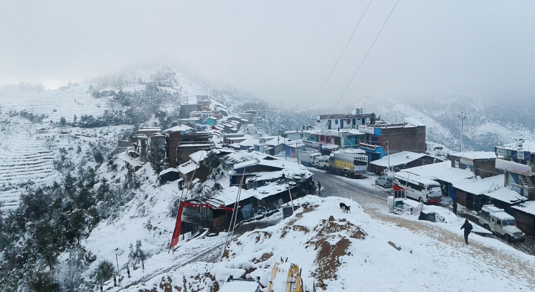 मनाङको तापक्रम माइनस २० डिग्री पुग्यो