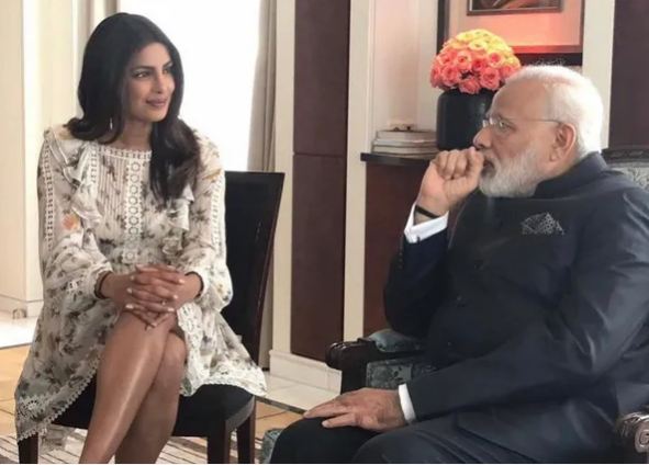 प्रियंकाले नरेन्द्र मोदीलाई भेट्दा लगाएको 'मिनी ड्रेस'को वास्तविकता