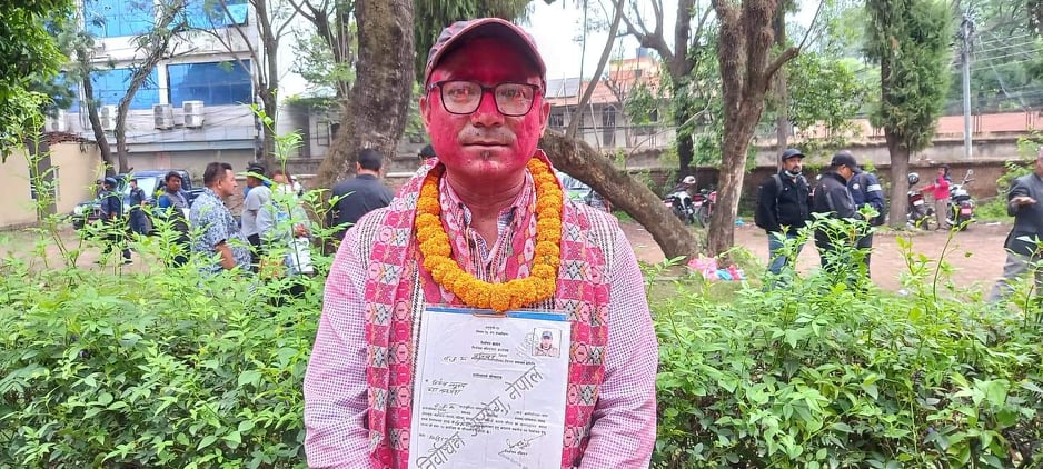 ललितपुर महानगर १ मा स्वतन्त्र उम्मेदवार निर्मल तन्डुकार विजयी