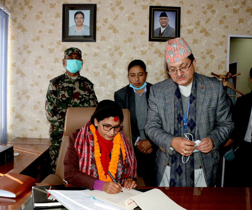 कृषि योग्य जमिन कित्ताकाट गर्न दिने व्यक्ति नै कृषि मन्त्री