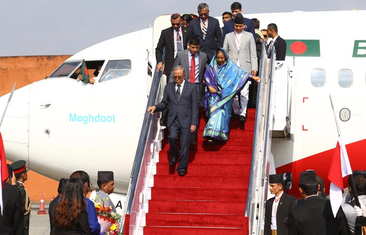 बंगलादेशका राष्ट्रपति नेपालमा