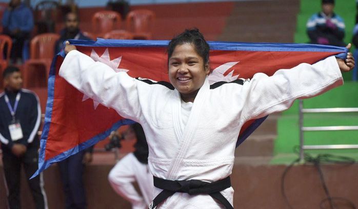 पुनमलाई जुडोमा स्वर्ण, नेपालको स्वर्ण ४८ पुग्यो