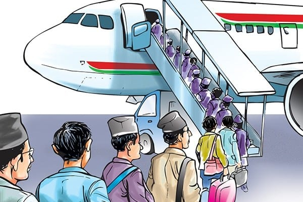 कोरोनाले रोकेन नेपाली युवालाई विदेश जान