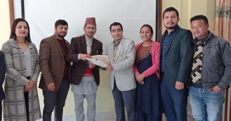 सांग्रिला डेभलपमेन्ट बैंक र नेपाल अर्थोपेडिक हस्पिटलबिचको सम्झौतामा हस्ताक्षर