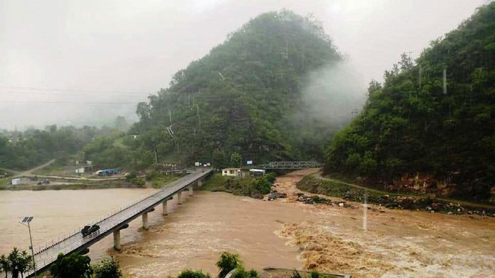 सेतीमा पानीको बहाव उच्च : सचेत हुन आग्रह
