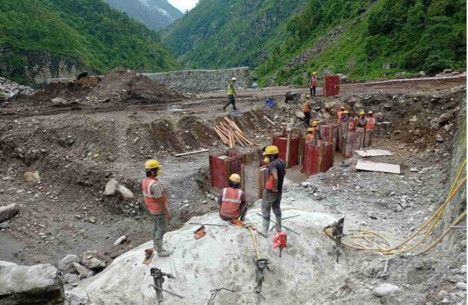 २१६ मेगावाटको माथिल्लो त्रिशूली–१ जलविद्युत आयोजनाको निर्माण शुरु