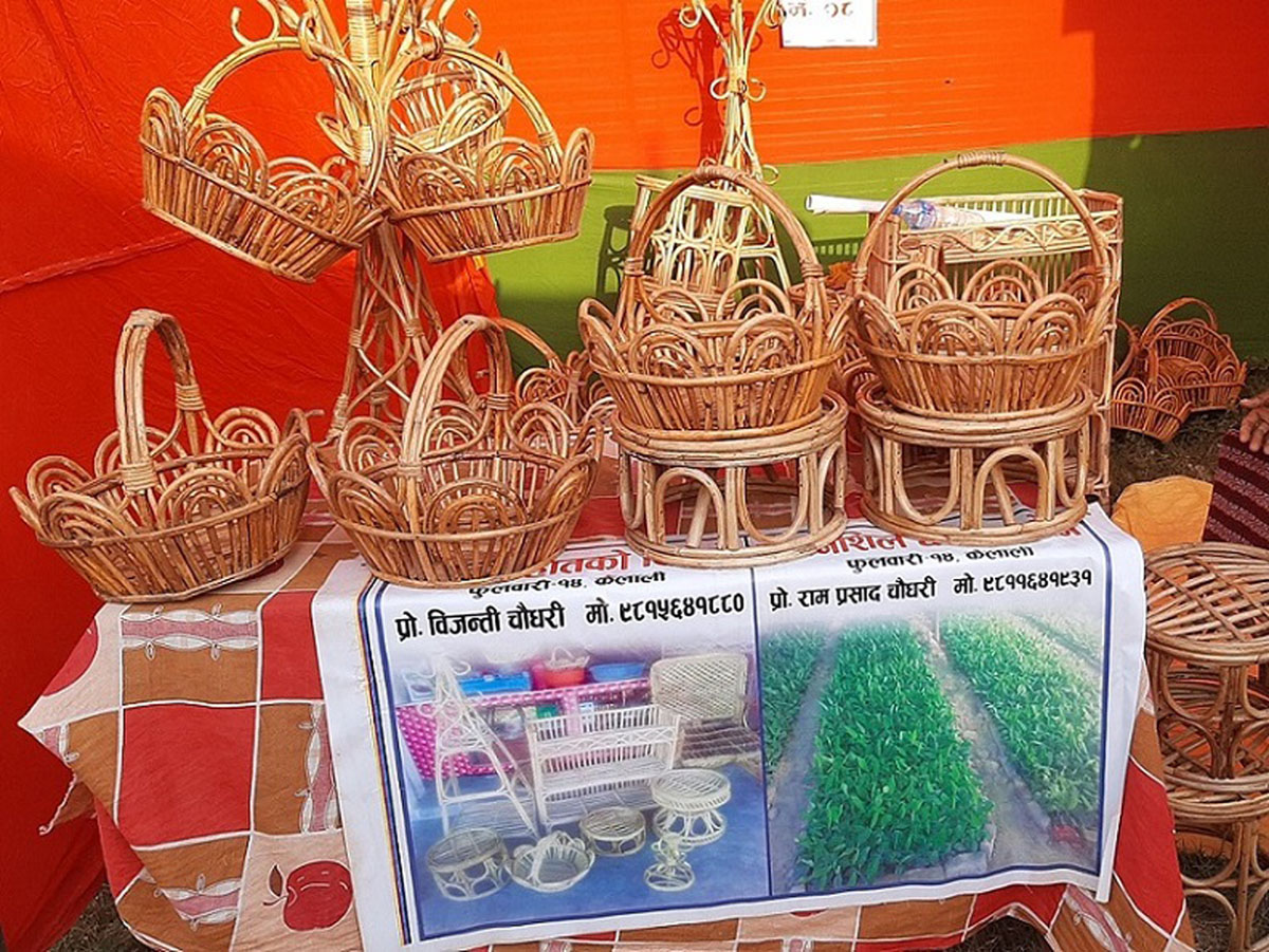 बाँसका सामाग्रीहरु