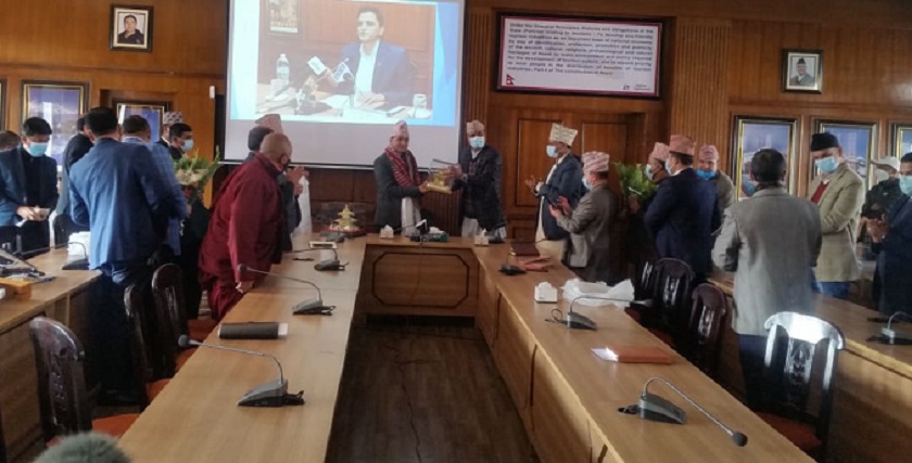 १७ महिने कार्यकाललाई पूर्णविराम लगाउँदै औपचारीक रुपमा बाहिरिए पर्यटनमन्त्री भट्टराई