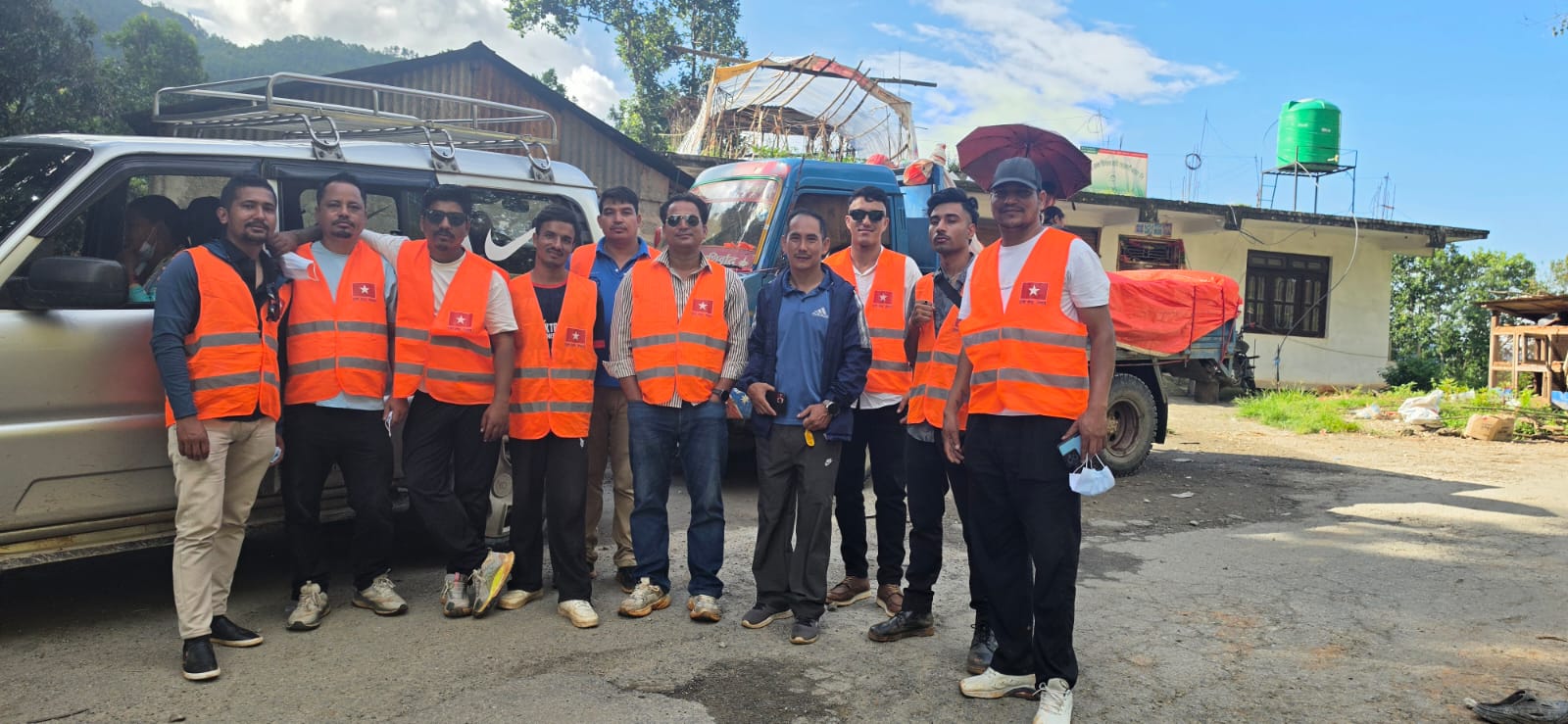 युवा संघ नेपालद्वारा रसुवा–नुवाकोटका बाढीपीडितलाई राहत वितरण