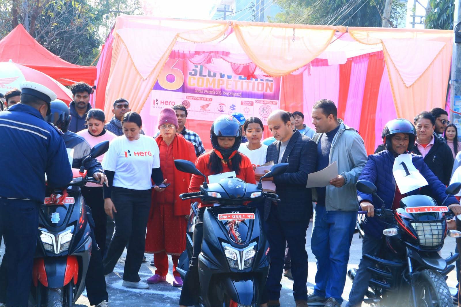 स्लो बाइक प्रतियोगिताको छैटौँ संस्करण सम्पन्न, शिशिर सुवेदीले जिते उपाधि