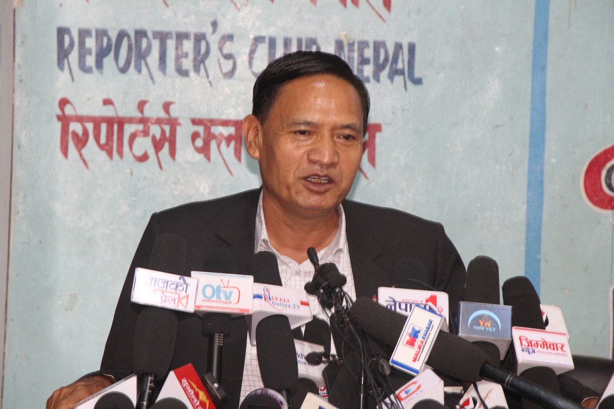 शेरबहादुर तामाङद्वारा एमाले उपमहासचिवमा उम्मेदवारी घोषणा