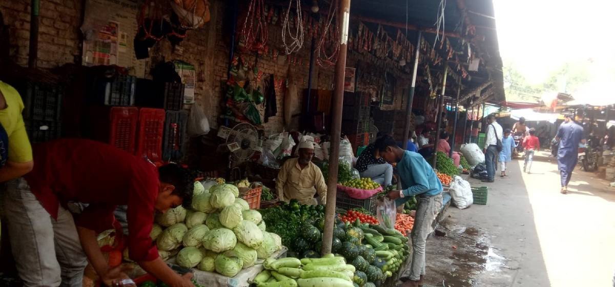 नेपालगन्जको तरकारी बजार पहाडको उत्पादनले धान्दै