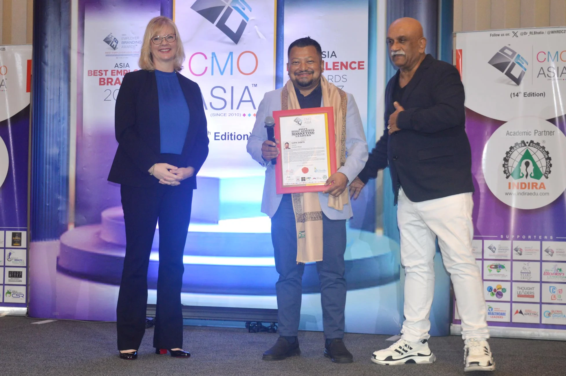 एशियाज मोस्ट एडमायर्ड मार्केटिङ लिडर’ को सम्मान प्रदान