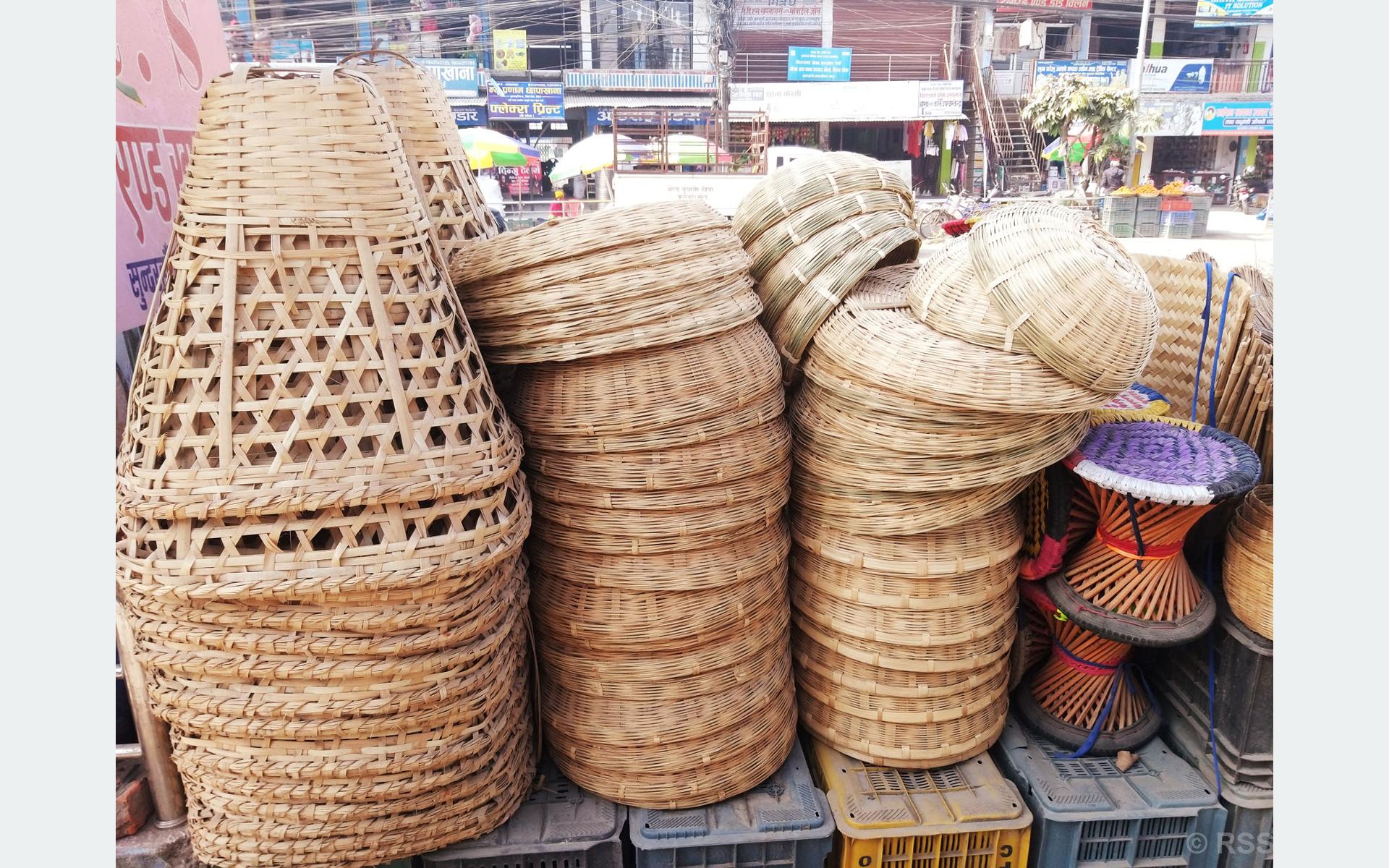 बाँसबाट निर्मित समाग्री