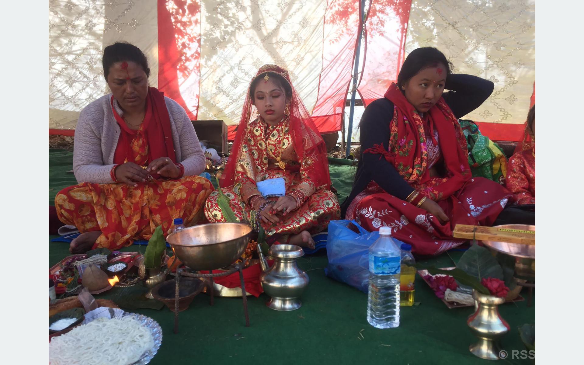 बेलविवाहमा सहभागी बालिका