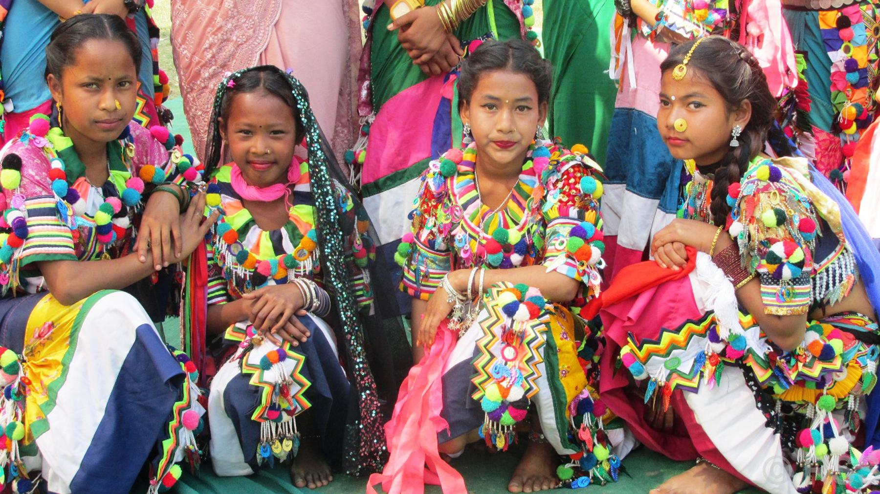 राना थारु समुदायका बालिका