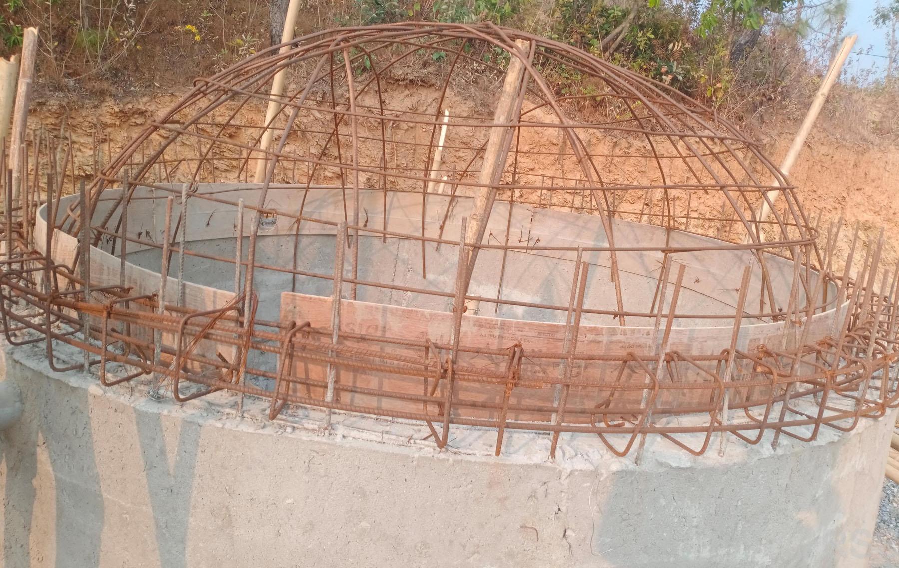 निर्माणाधीन खानेपानी आयोजना