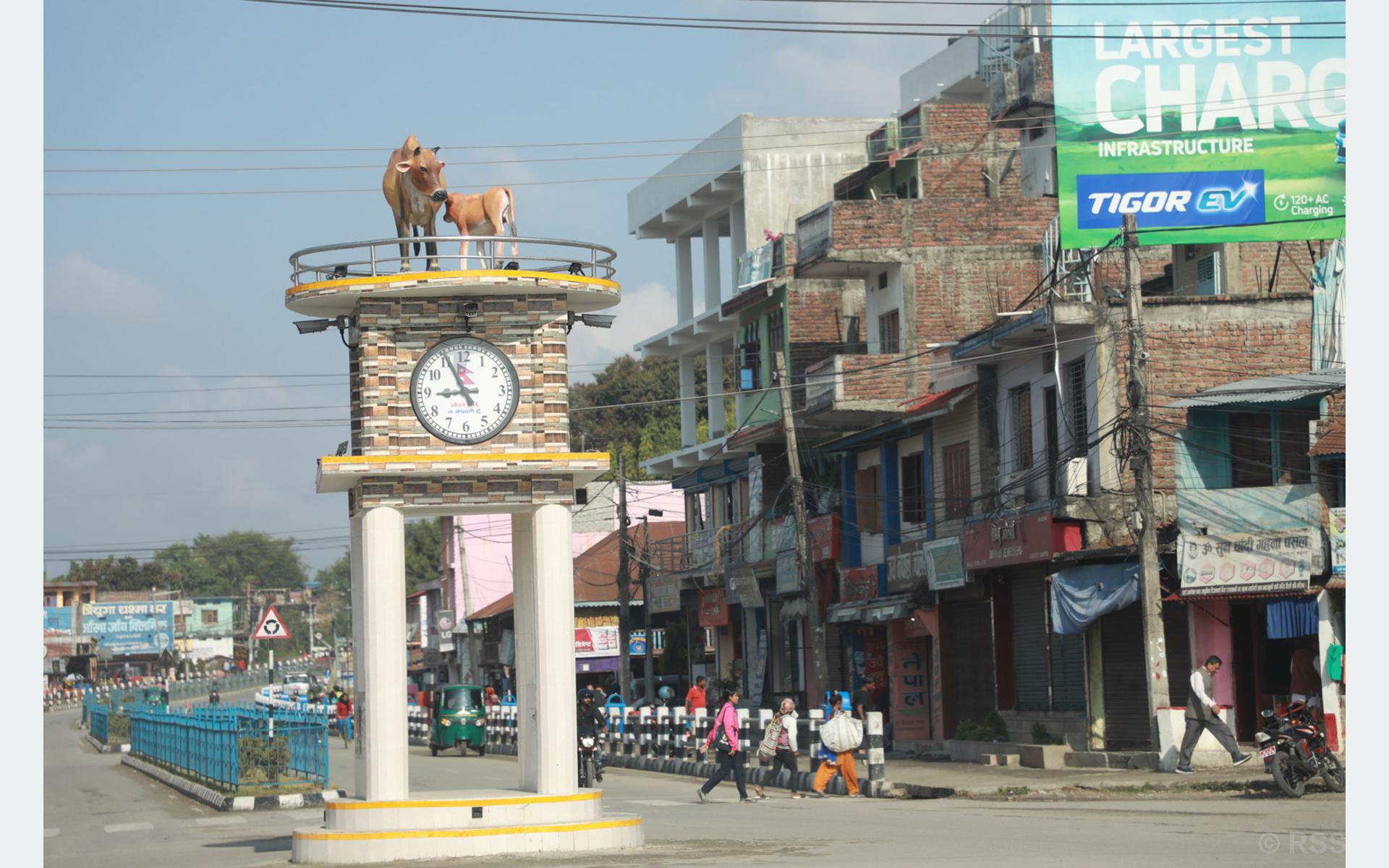गाईघाट चोकमा स्तम्भ