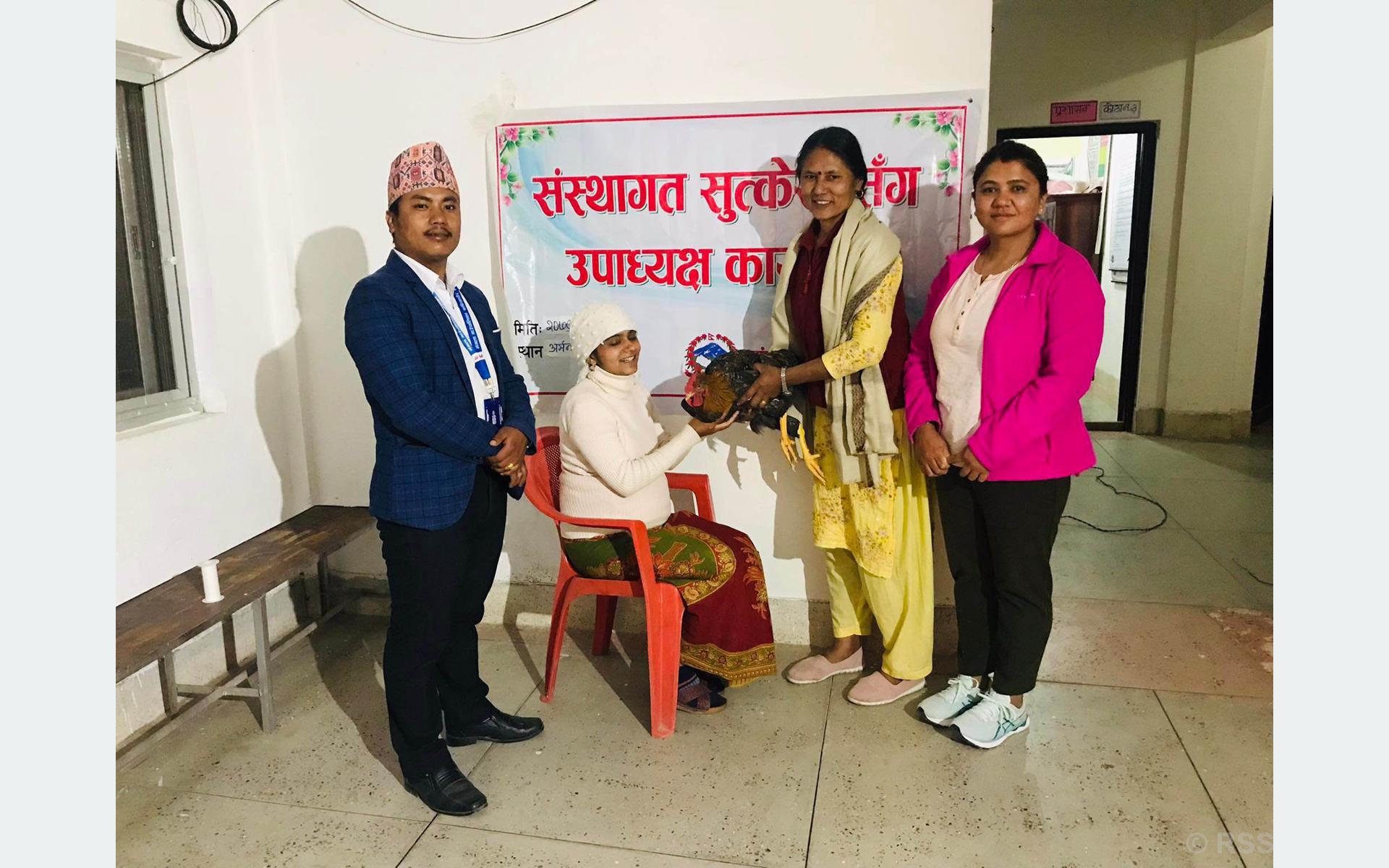 सुत्केरीलाई भाले उपहार