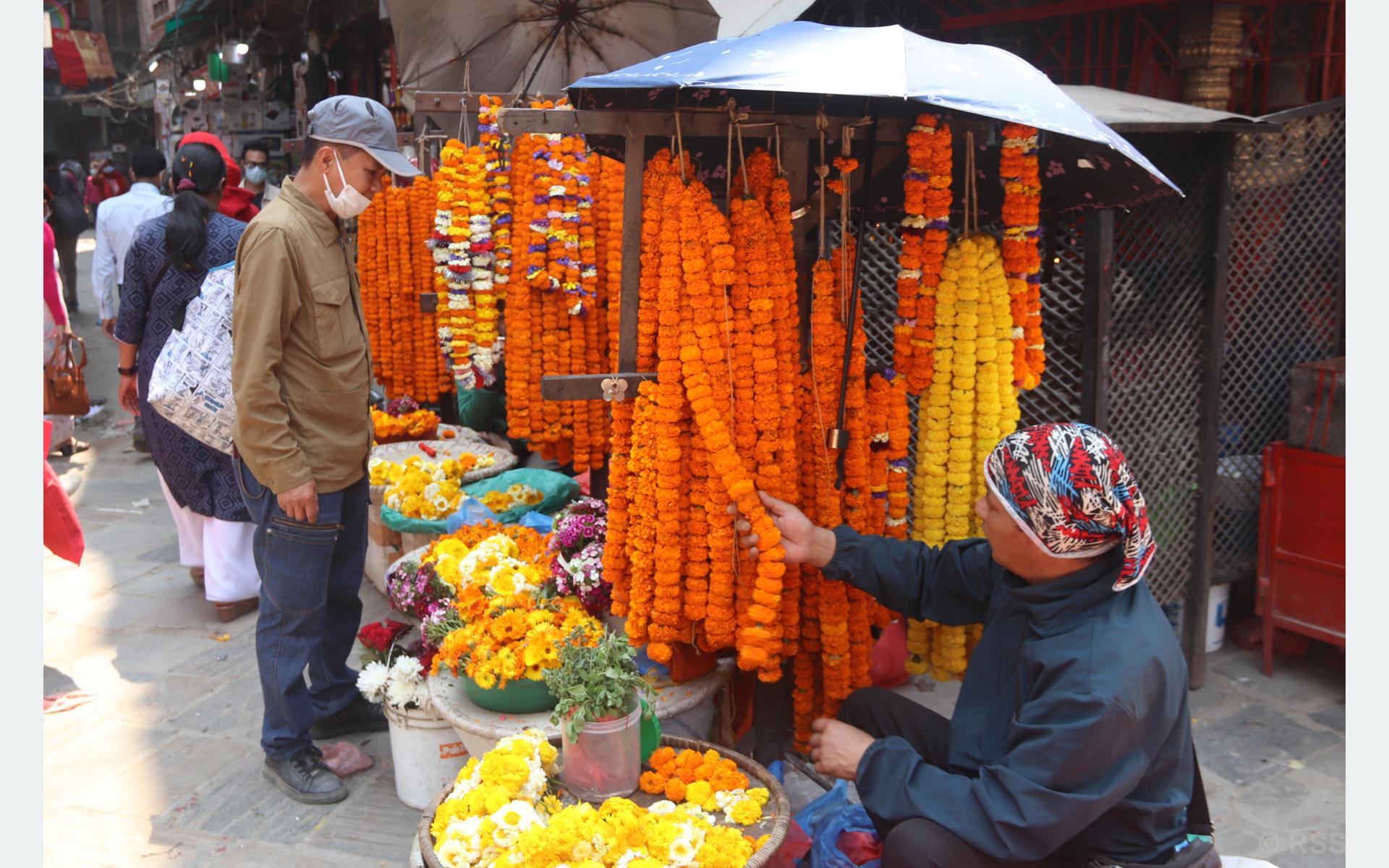 फूलमालाको व्यापार