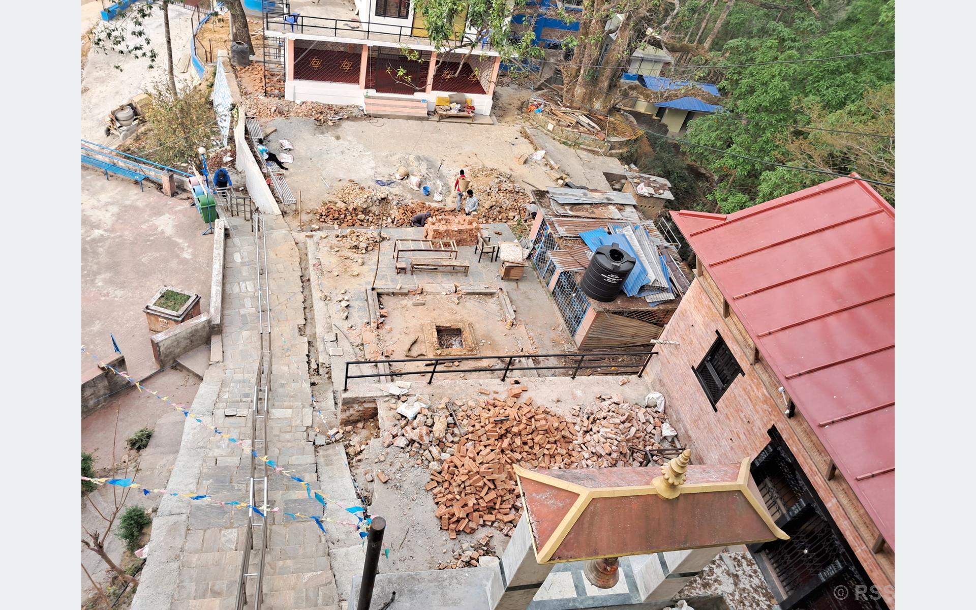 विशङ्खुनारायण मन्दिर परिसर निर्माण