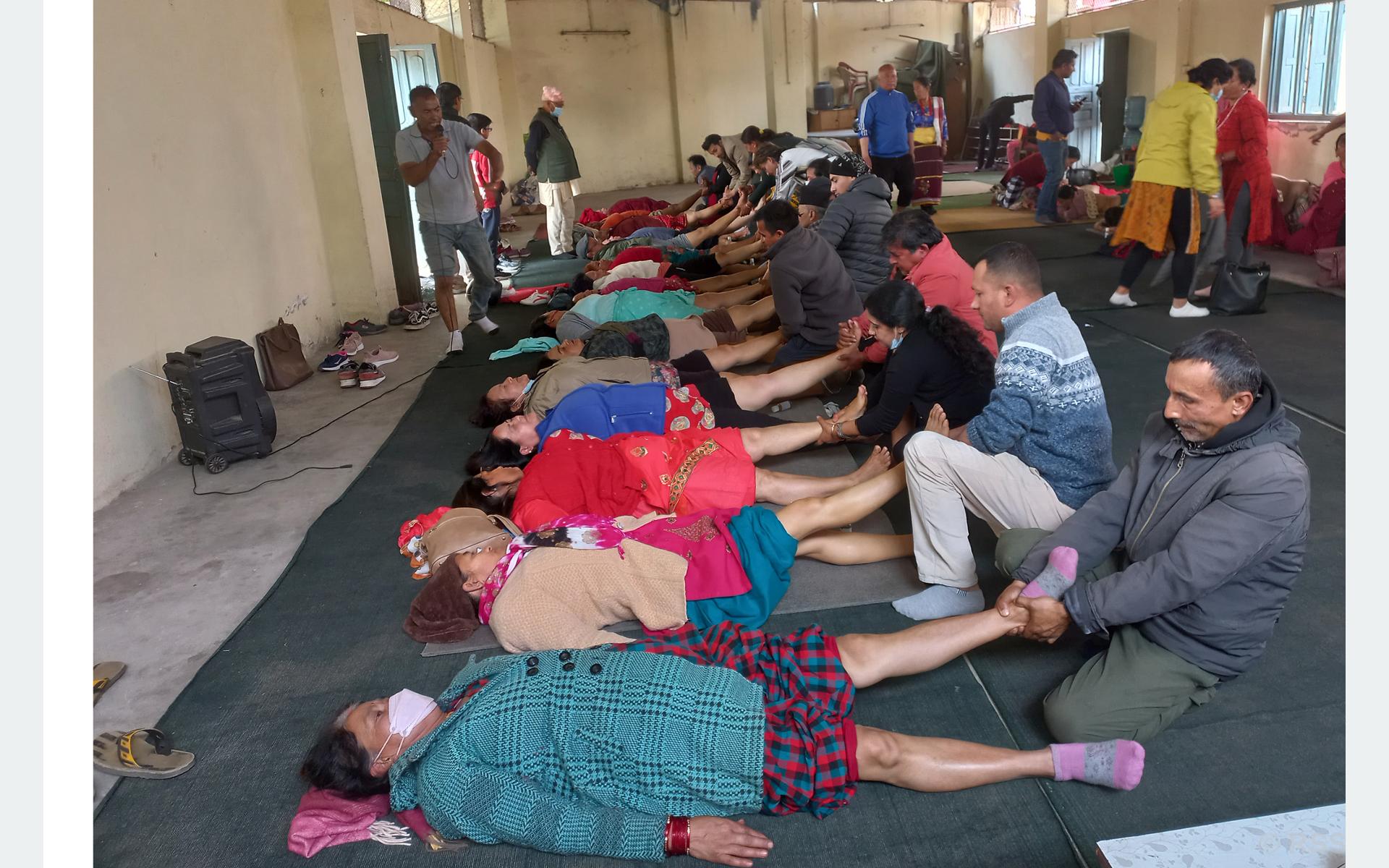 मर्म चिकित्सा पद्धतीमार्फत उपचार