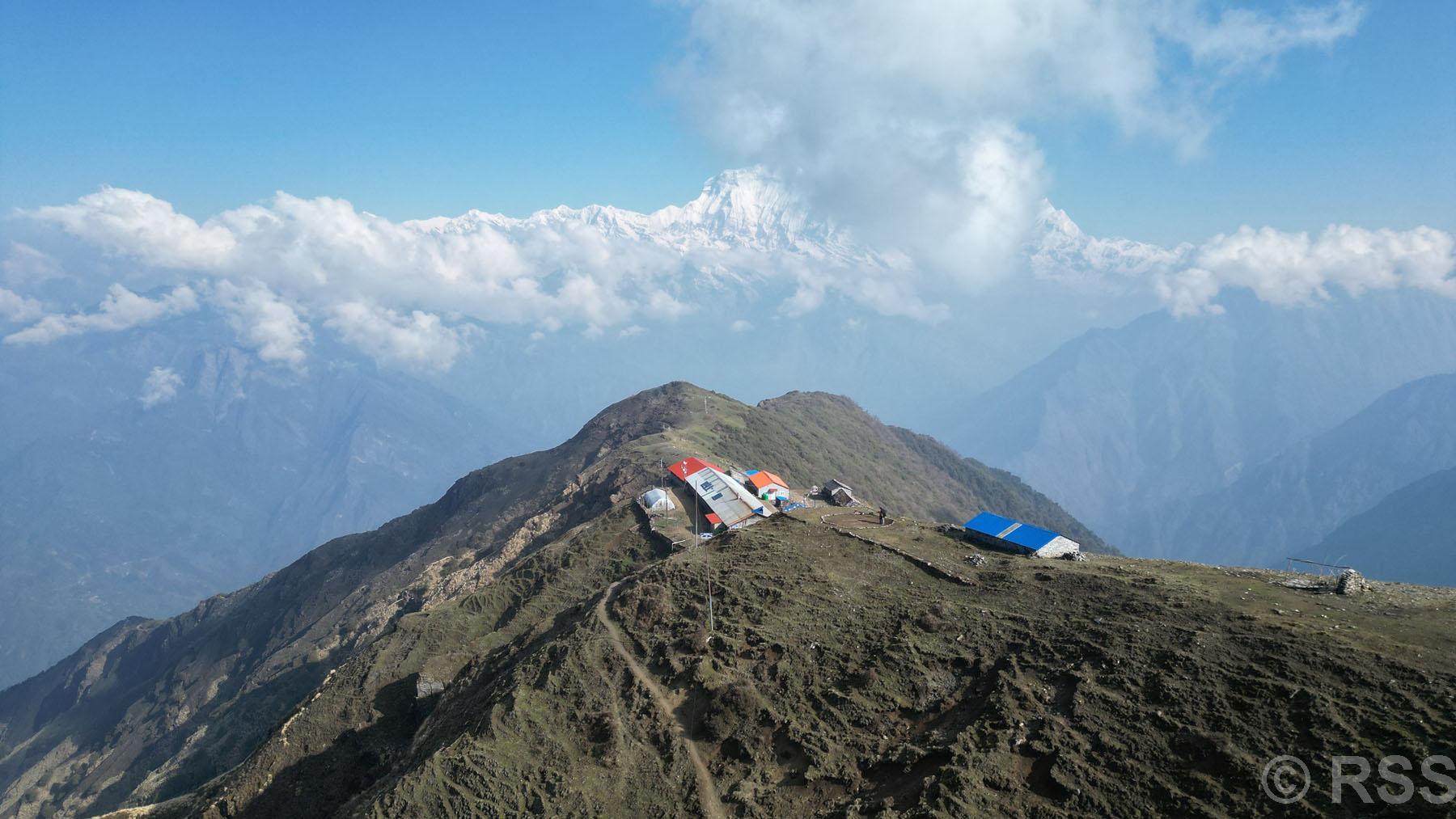 खोपारा र धवलागिरि हिमाल