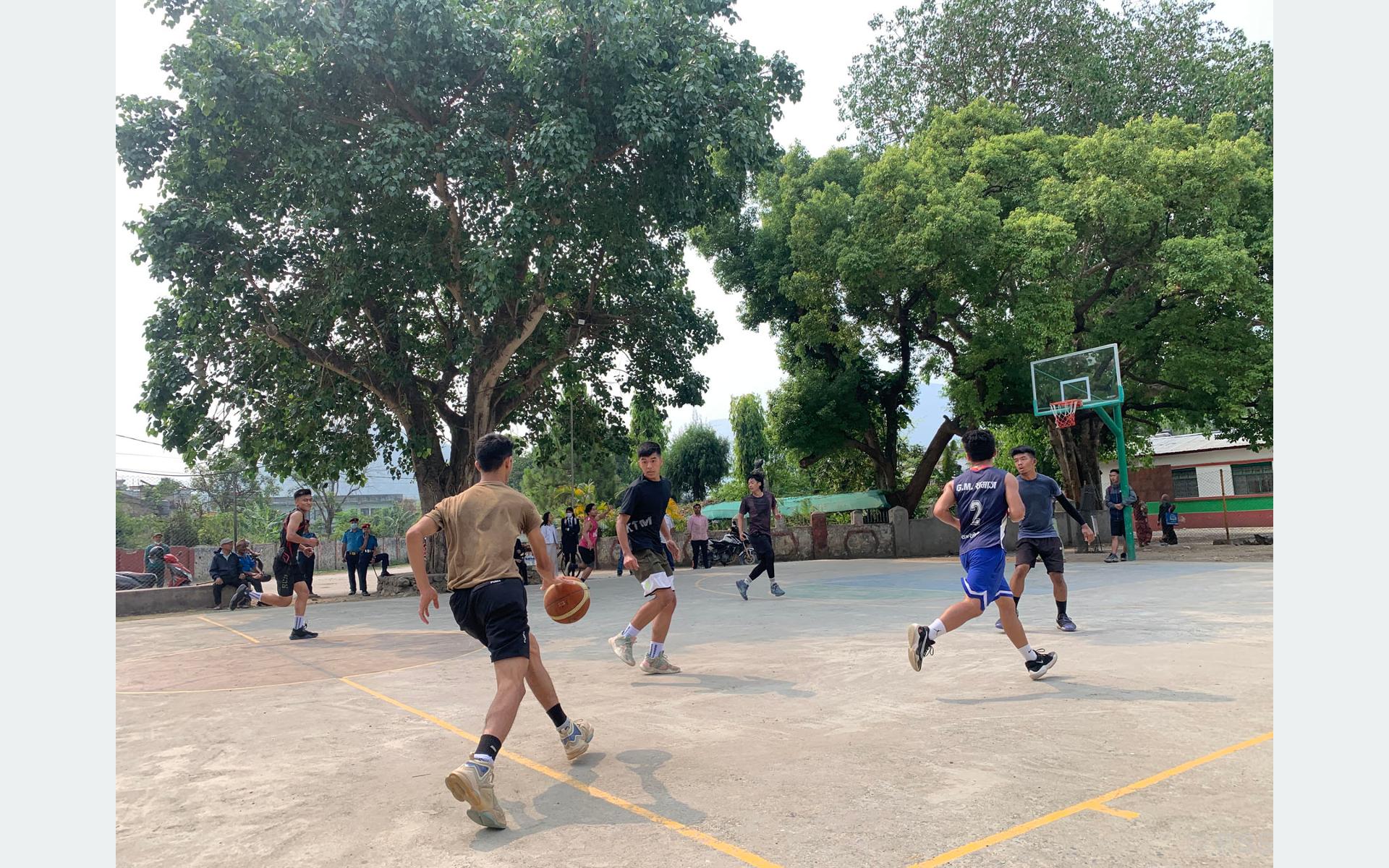 स्मृति दिवसमा बास्केटबल प्रतियोगिता
