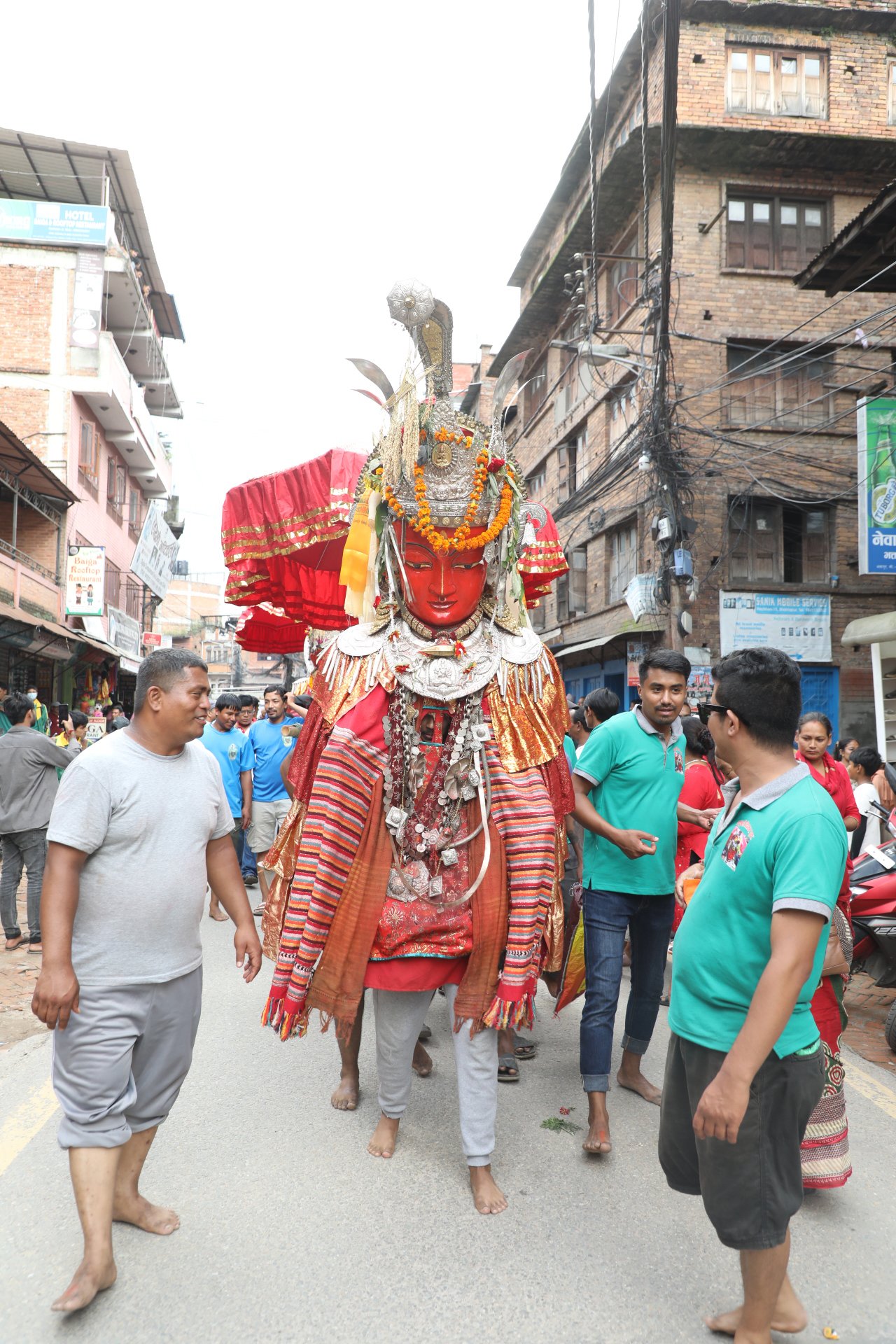 पञ्चदानको दिन दीपंकर नगर परिक्रममा