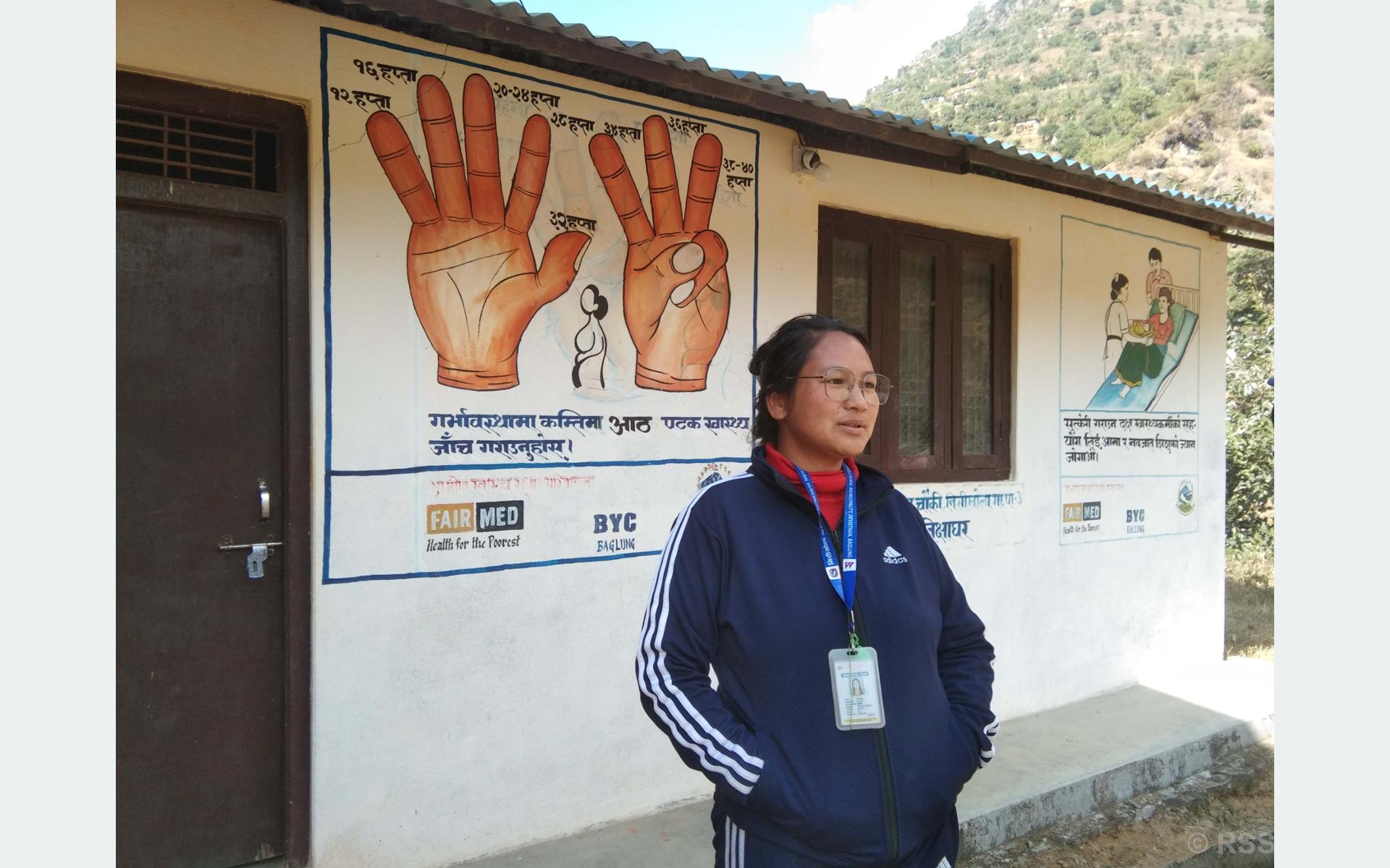 निसीखोलामा प्रतीक्षा घर सञ्चालनमा आएपछि गर्भवतीलाई सहज