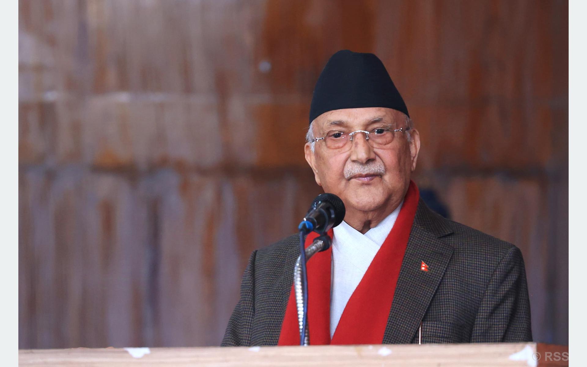 अन्योल, अस्थिरता र भ्रष्टाचारले सीमा नाघेपछि दुई ठूला दल मिल्यौंः प्रधानमन्त्री ओली