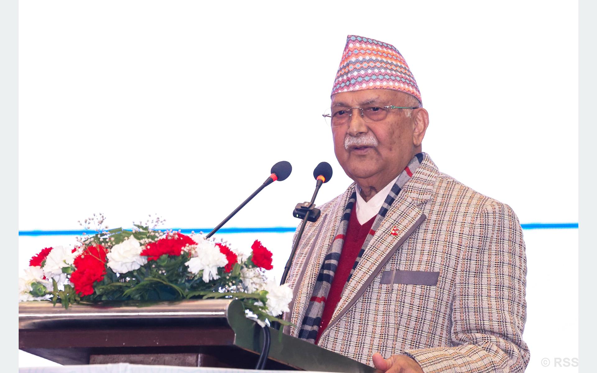 फलामखानी र मल कारखाना खुल्दैछ, ऊर्जा खपतको चिन्ता गर्नुपर्दैनः प्रधानमन्त्री ओली