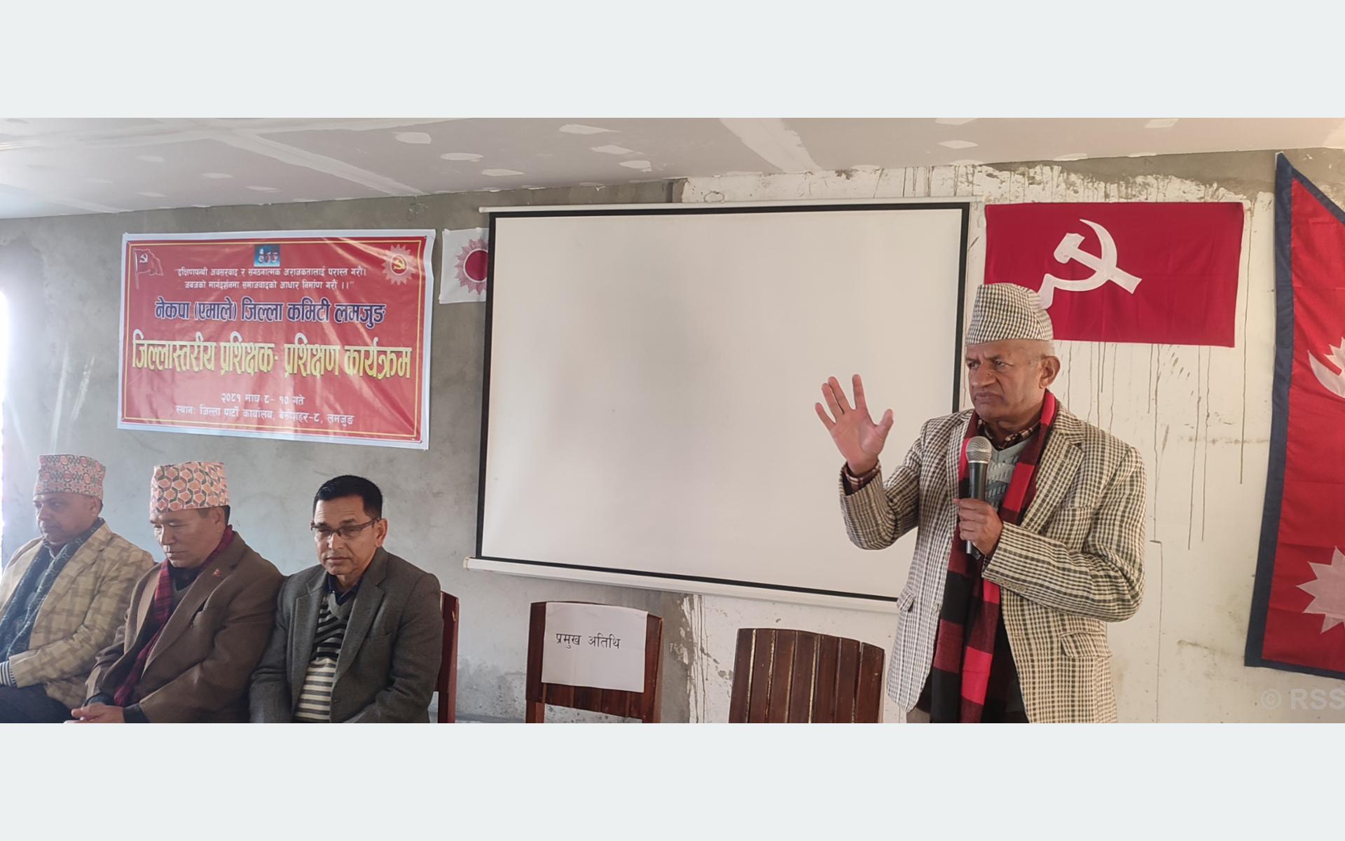 कांग्रेस-एमालेको सरकार बनेपछि विकासले लय समातेको छः प्रदीप ज्ञवाली