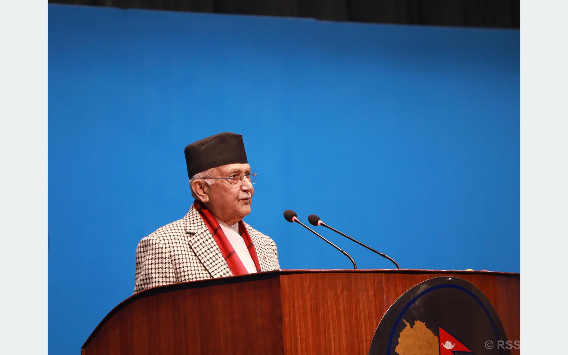 संविधान बनाएको १० वर्ष भयो, यसको समीक्षा गर्ने बेला आयोः प्रधानमन्त्री ओली (पूर्णपाठ)