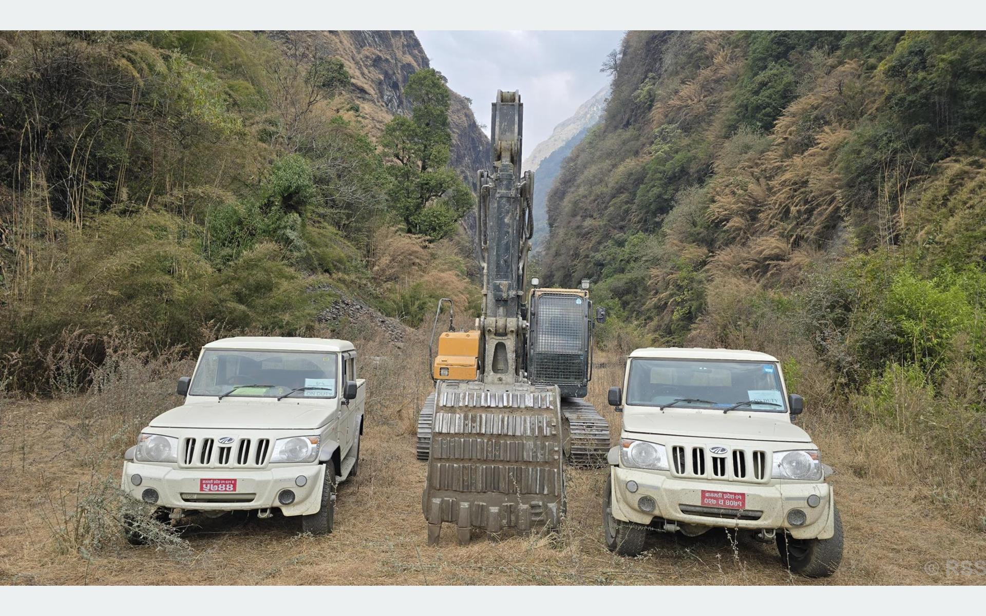 म्याग्दीको दुर्गम बस्ती बगरमा सडक पुग्यो, स्थानीय हर्षित