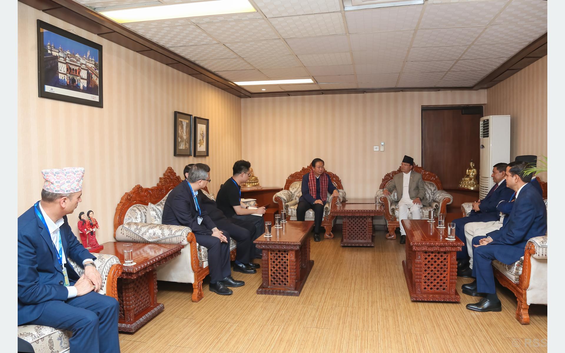 चिनियाँ जन कांग्रेसका उपाध्यक्ष काठमाडौं आइपुगे