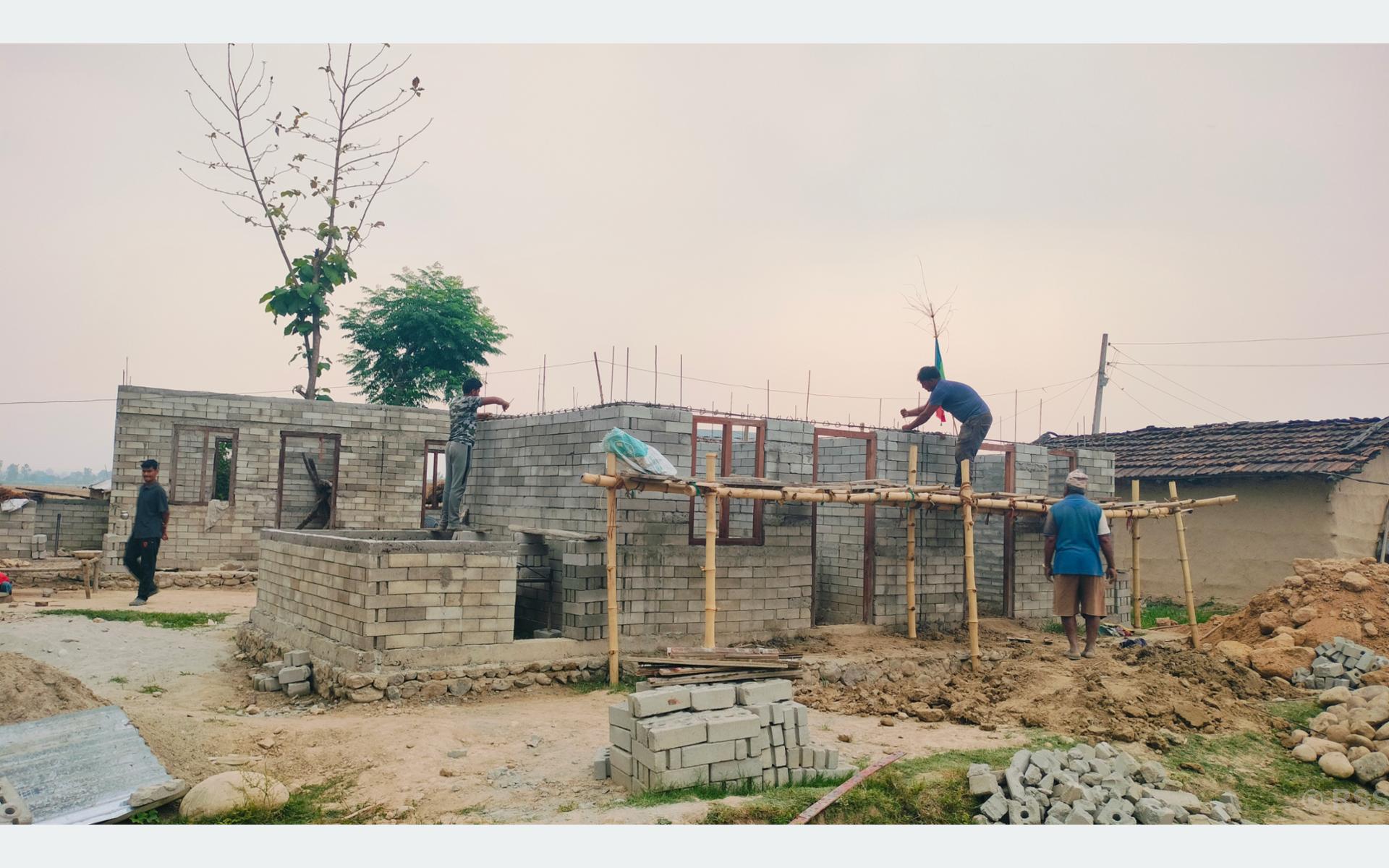 कञ्चनपुरमा दलित परिवारका लागि सुरक्षित आवास निर्माण गरिँदै