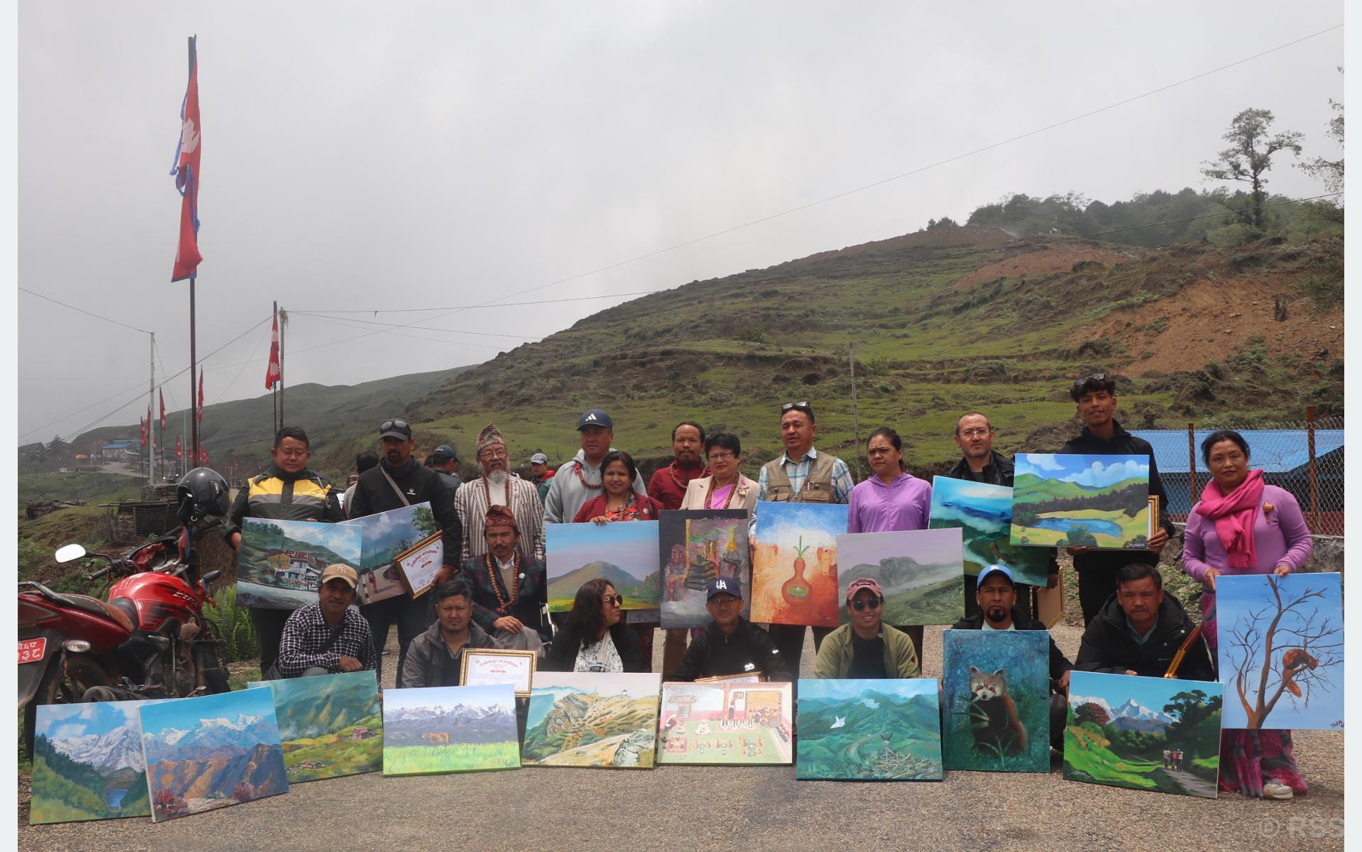 चित्रकलाबाट मुन्दुम पदमार्गको प्रवर्द्धन