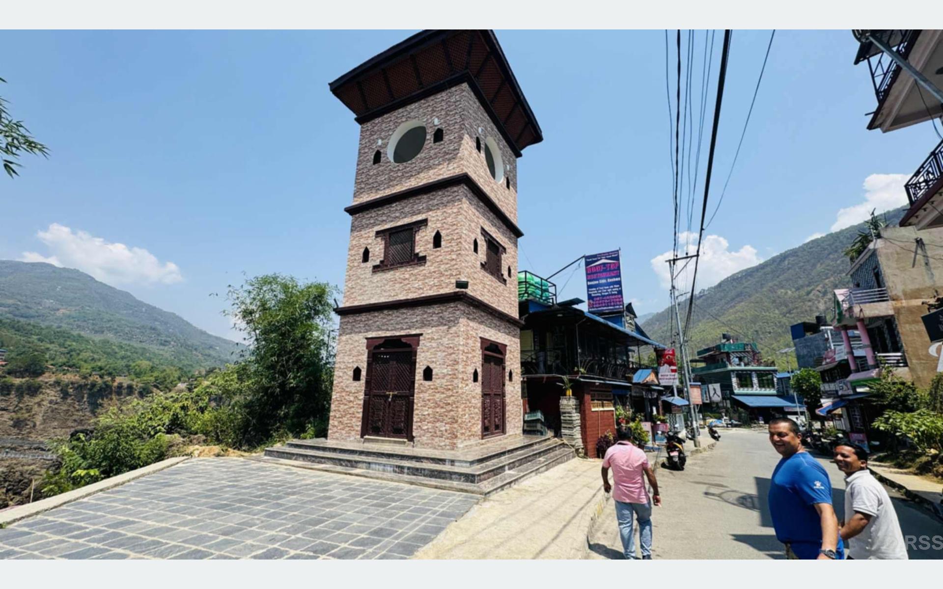 कुश्मा बजारको घण्टाघर दुई वर्षदेखि प्रयोगहीन