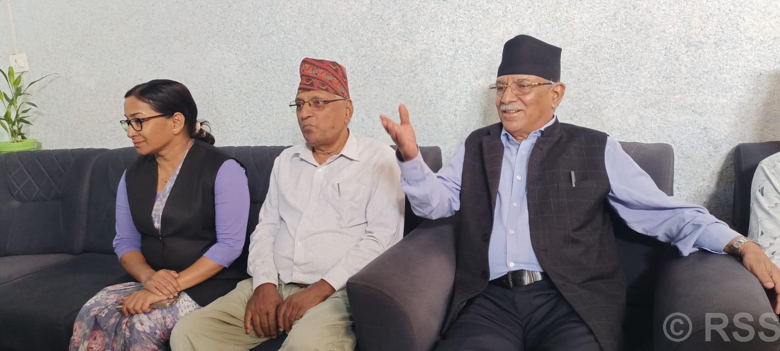 सरकारमा जाने विषय हाम्रो प्राथमिकतामा छैनः प्रचण्ड