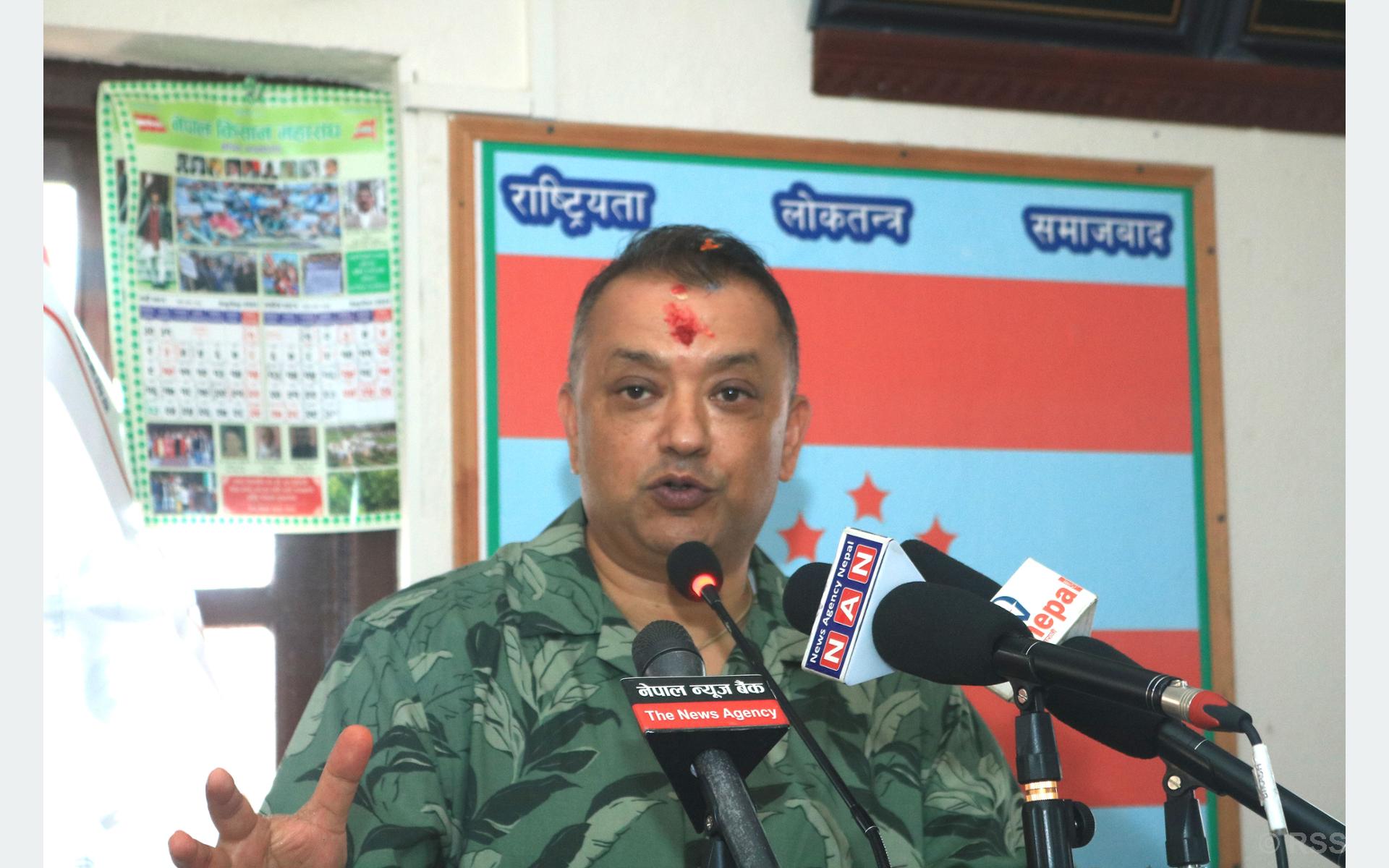व्यक्तिको गल्ती पार्टीले जिम्मा लिँदैन : महामन्त्री थापा